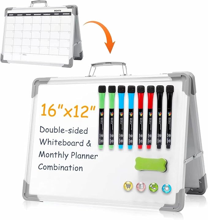 Magnetic Dry Erase Board with Calendar by Tankee