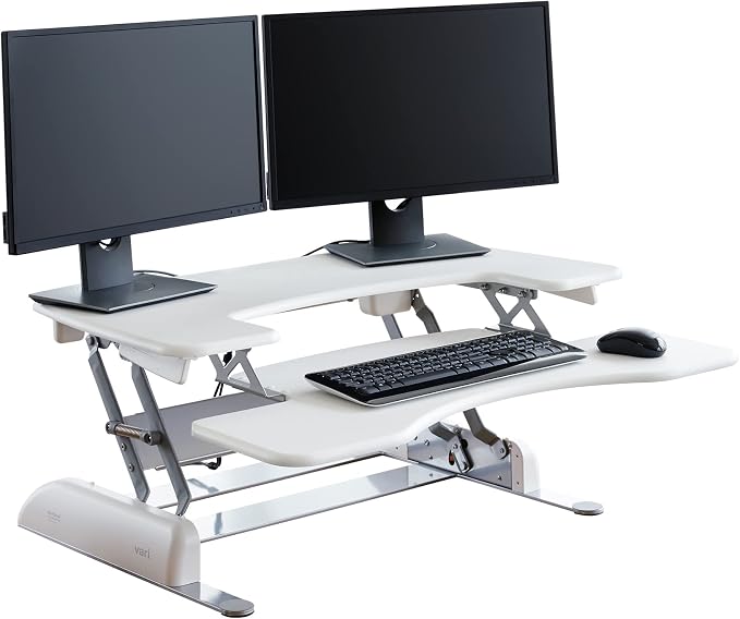 Vari Varidesk Pro Plus 36 Standing Desk Converter – 11 Height Settings + Spring by Vari