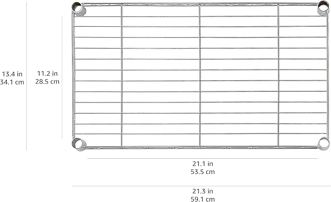 Amazon Basics 4-Shelf Adjustable, Storage Shelving Unit, Steel Organizer Wire - Image 3