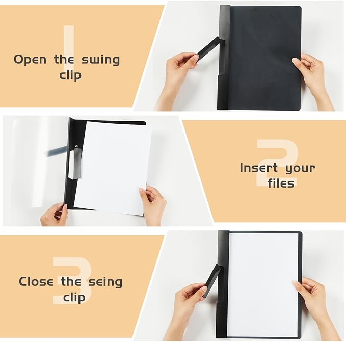 Maitys 25 Pack Durable Clear Report Covers - Image 6