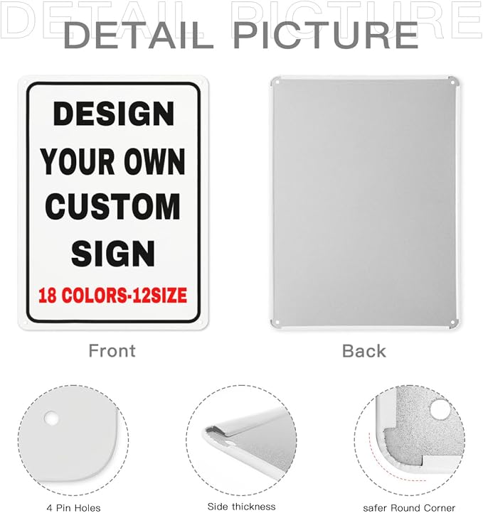 Custom Signs Outdoor Metal Personalized Signs - Image 6
