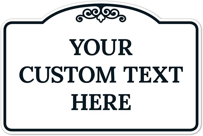 Custom Decorative Sign, Personalized Metal Sign by SigoSigns