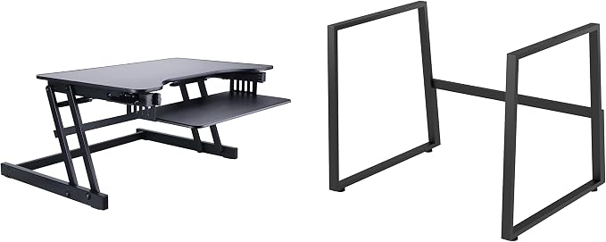Rocelco 32" Height Adjustable Standing Desk Converter by Rocelco