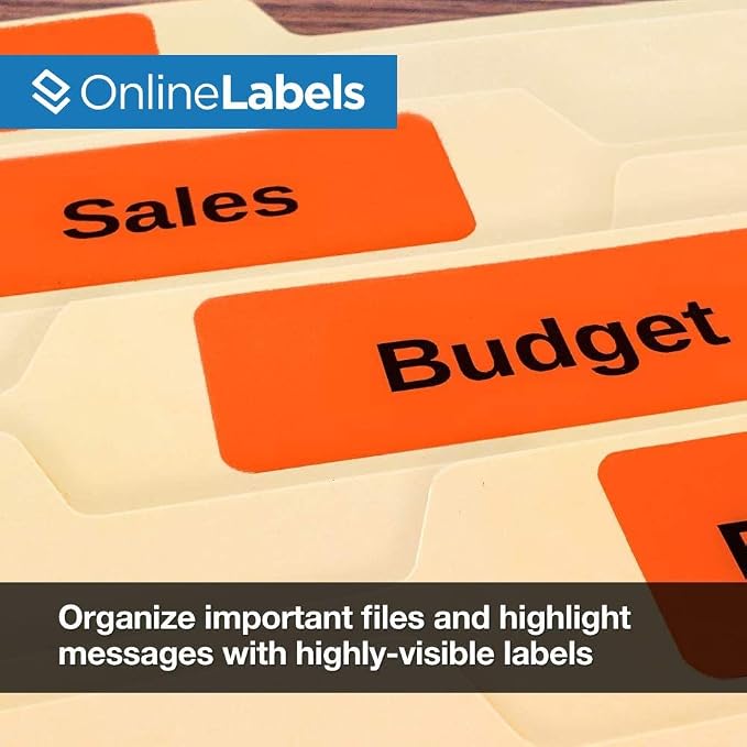 Neon Red Address Labels - Image 6