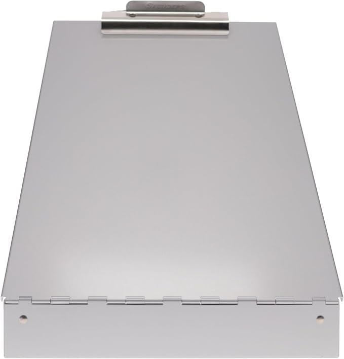 Saunders Metal Clipboard with Storage, Letter Size Paper Organizer, Steel Clip - Image 9