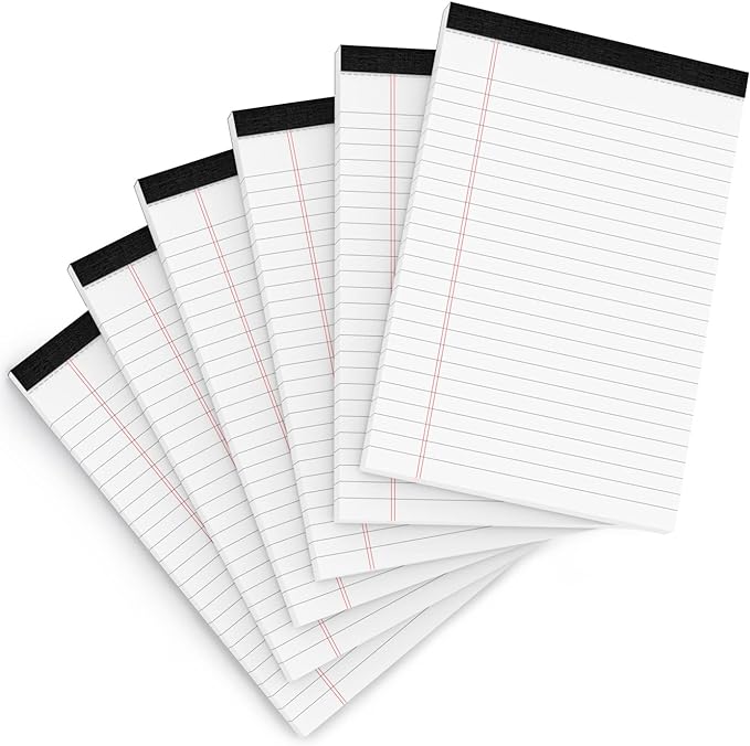 Legal Pads 5x8 Inch Writing Pads by Aidunmis
