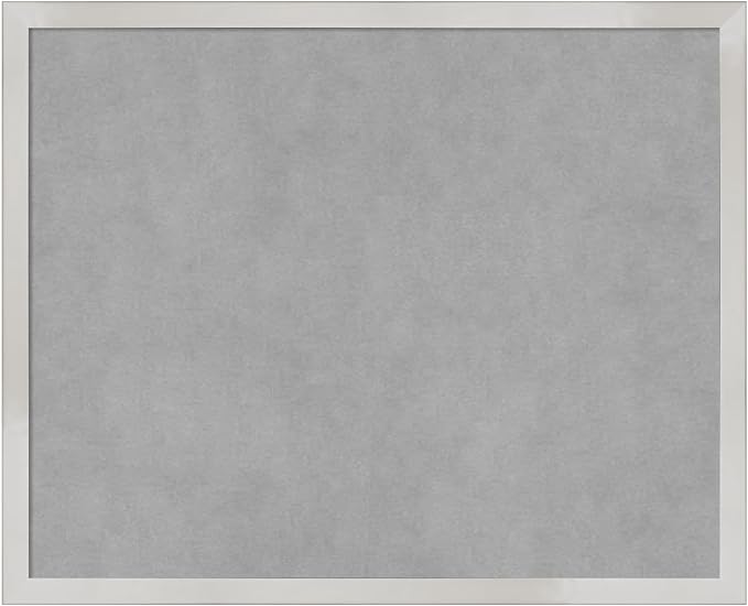 Amanti Art Silver Framed Magnetic Board 17x21 Small Vision Board by AmantiArt