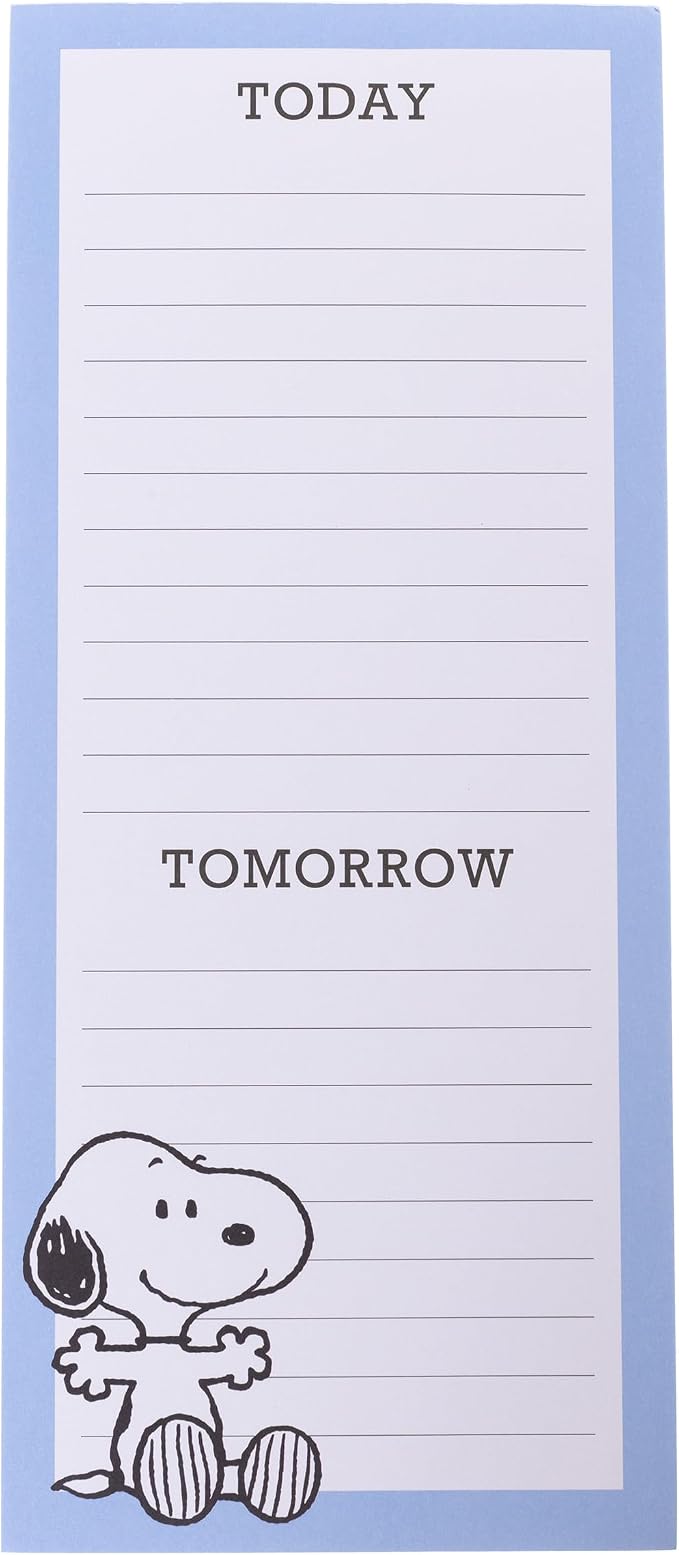 Graphique Happy Snoopy Notepad, 100 Tear-Away Sheets by GraphiquedeFrance