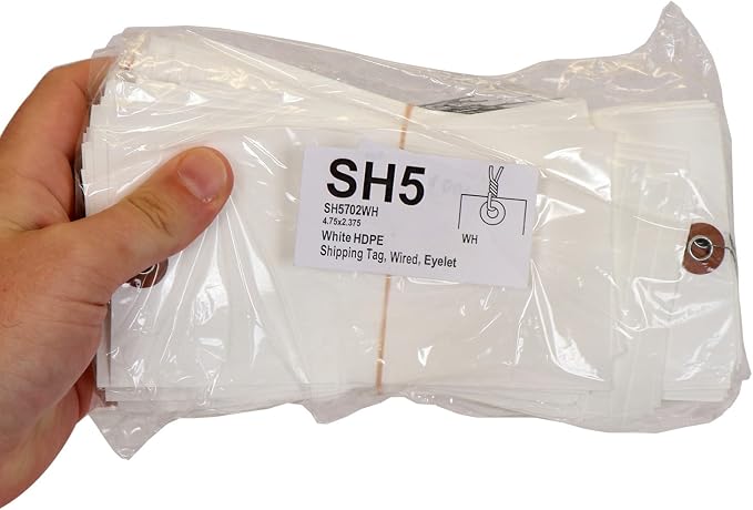 SmartSign Blank White Shipping Tags - Image 6
