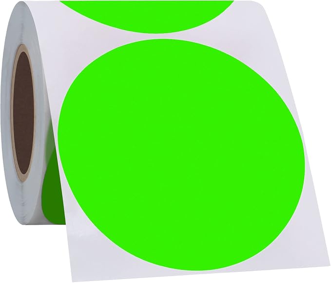 Hybsk Round Color Coding Circle Dots Labels Warehouse Inventory Organizer - Image 4