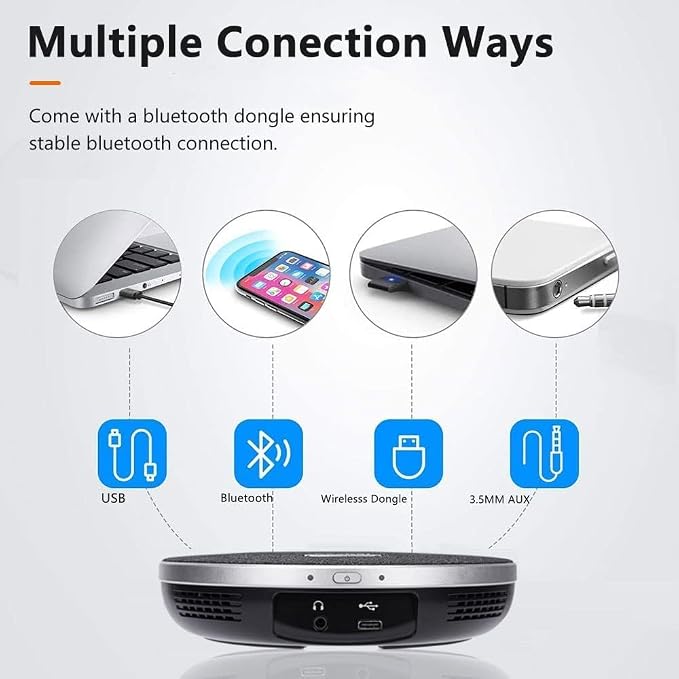 TONGVEO 10x Zoom Conference Room Video Camera System, All-in-One HD 1080P 60fps - Image 4