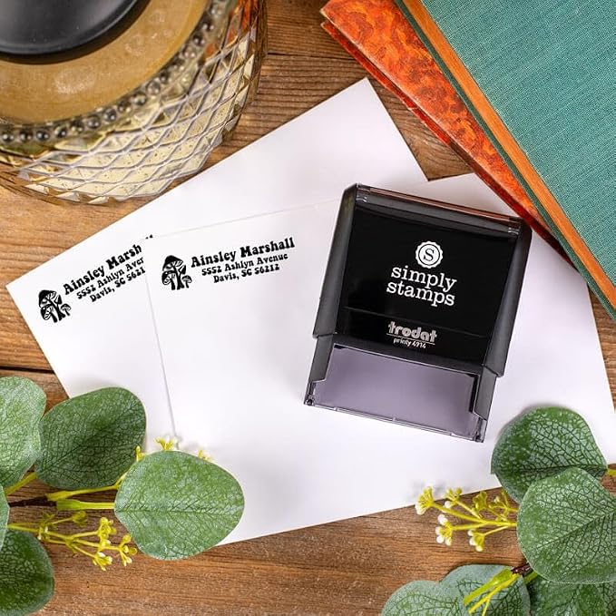 Custom Floral Address Stamp | Choose from 12 Designs | Multiple Ink Color - Image 4