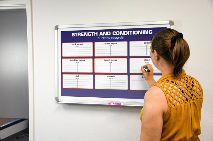 Strength and Conditioning Whiteboard 36" x 24" - Image 4