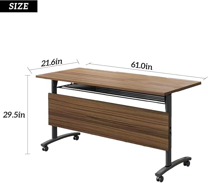 Folding Conference Table, Mobile Office Conference Room Tables - Image 3