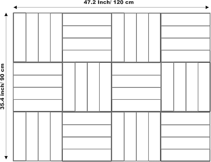 DECORITA Felt Bulletin Board Tiles | Modern Cork Board Alternative | Large Cork - Image 7