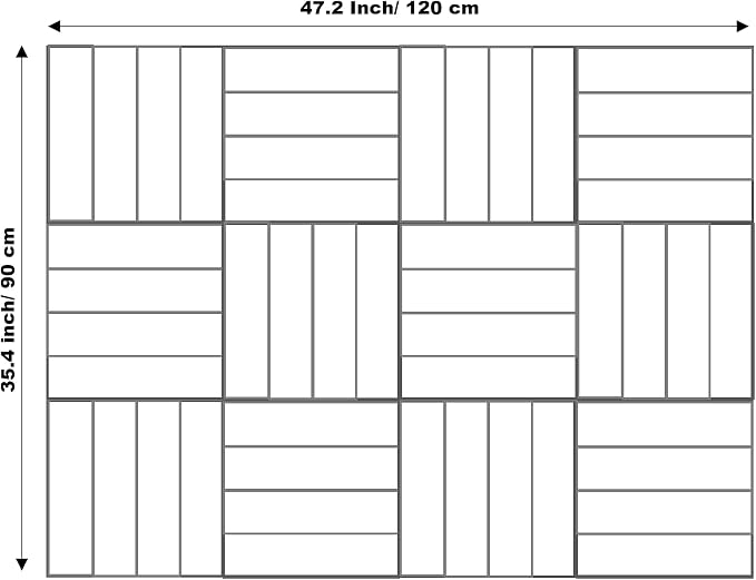 DECORITA White Felt Bulletin Board Tiles | Modern Cork Board Alternative | - Image 4