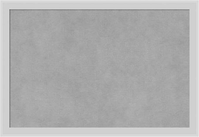 Amanti Art Silver Framed Magnetic Board 13x19 Small Vision Board by AmantiArt