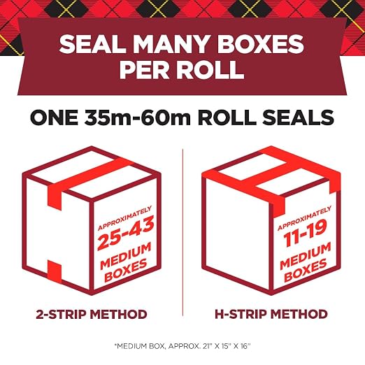 Scotch Secure Seal Packaging Tape, Packing Tape - Image 3