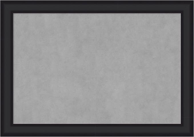 Amanti Art Black Framed Magnetic Board 29x41 Large Vision Board by AmantiArt
