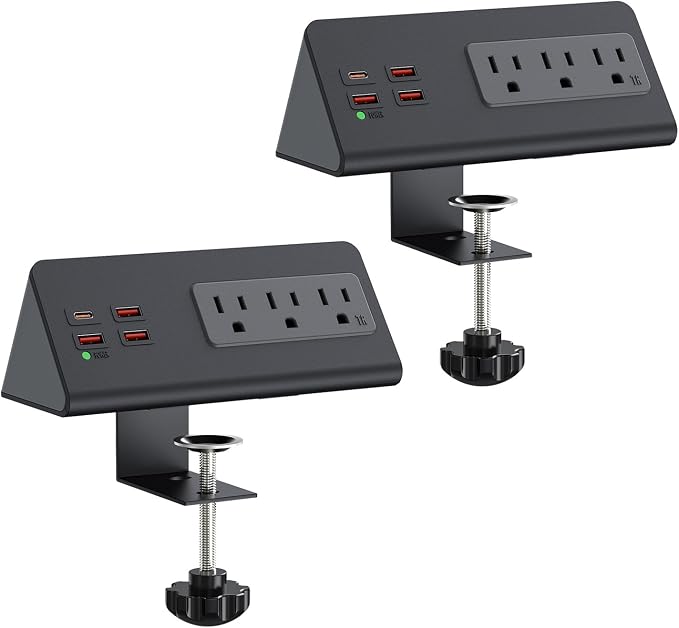 Nightstand Charging Station, Nightstand Edge Power Strip by Haiaoyyds