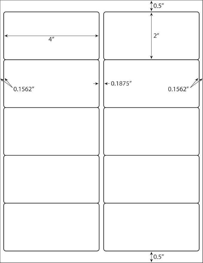 BESTEASY 10-UP Address Labels, /Address Mailing Labels 1000 Sheets Shipping - Image 6