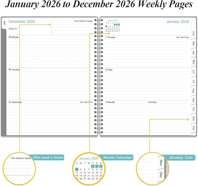 2026 Planner - Planner 2026 from January 2026 to December 2026 - Image 3