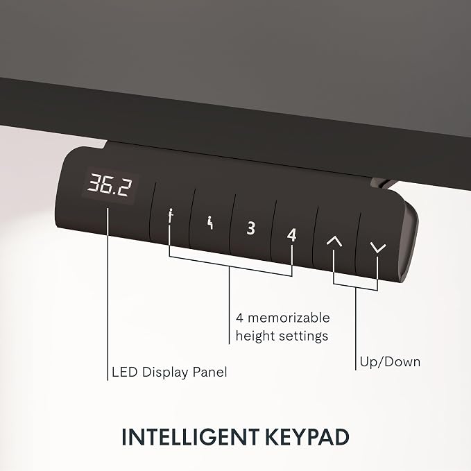 FLEXISPOT E6 3-Stage Dual Motor 60 x 24 Electric Standing Desk Sit Stand Up Desk - Image 5
