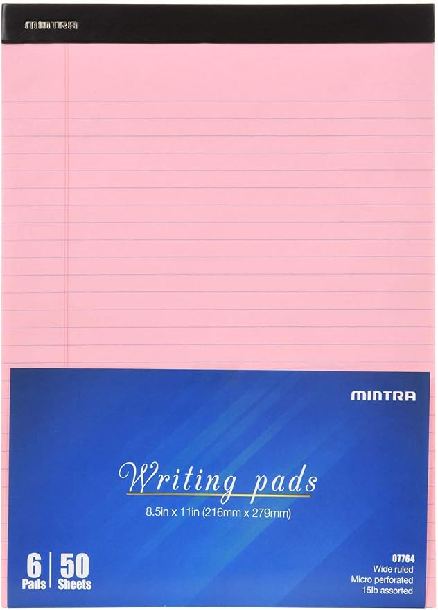 Mintra Office Legal Pads, 8.5in x 11in, Wide Ruled)) - Image 2