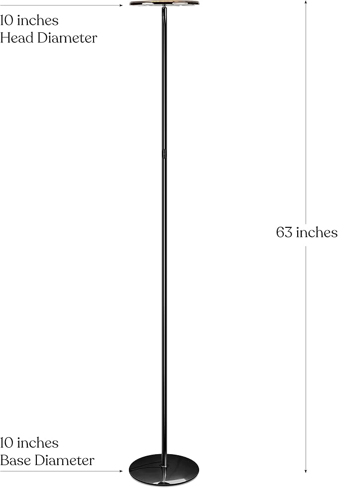 Brightech Sky LED Floor lamp, Torchiere Super Bright Floor Lamp - Image 2