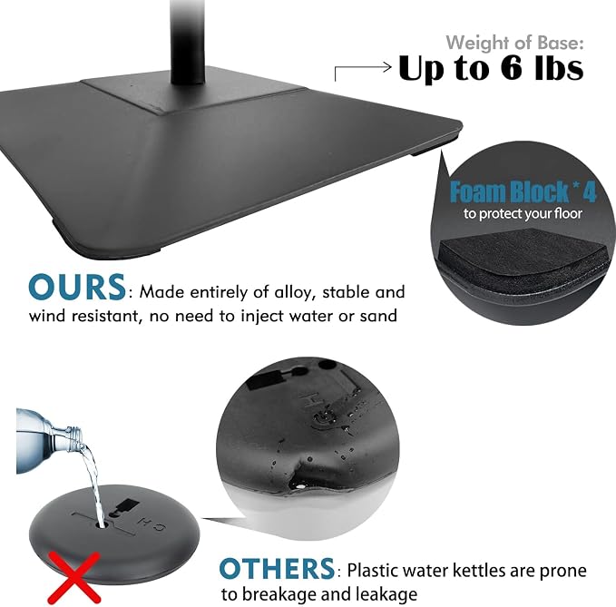 Golemas Adjustable Sign Stand for Display, - Image 2