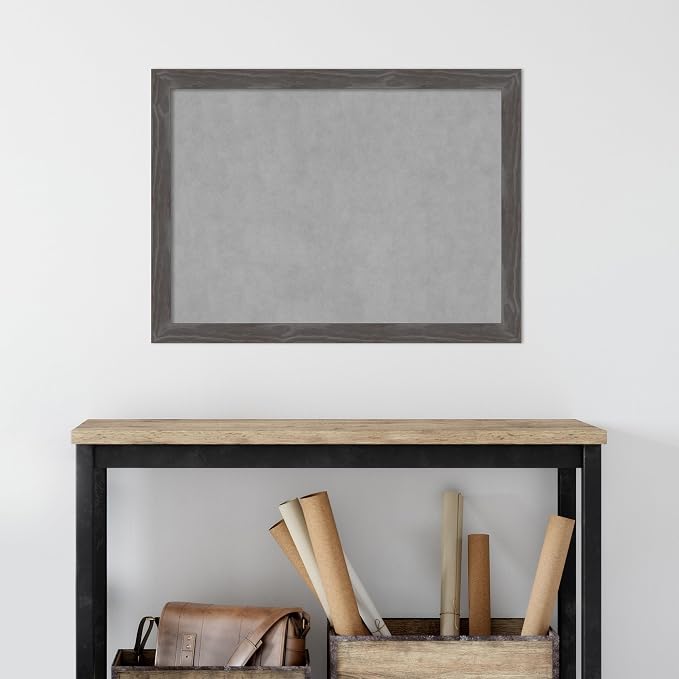 Amanti Art Grey Framed Magnetic Board 23x31 Medium Vision Board - Image 6