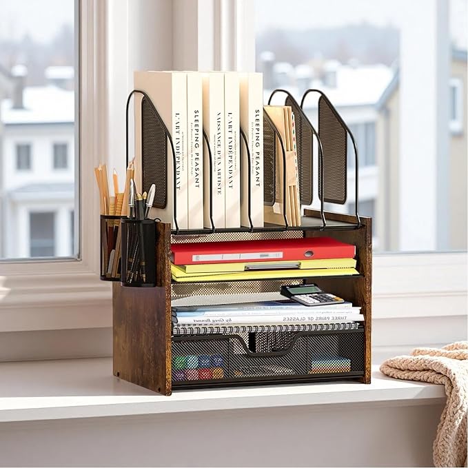 Boershun Wood Desk Organizer - Image 7