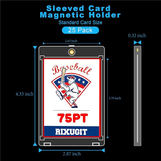 25-Pack One Touch Card Holders - Image 2