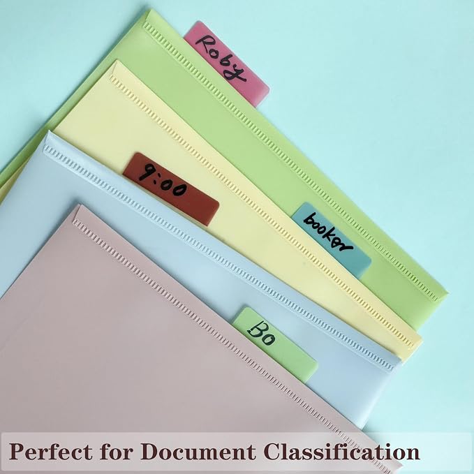 ELII 500 PCS Sticky Tabs 2 Inch Index Tabs, Page Markers File Tabs Self Adhesive - Image 7