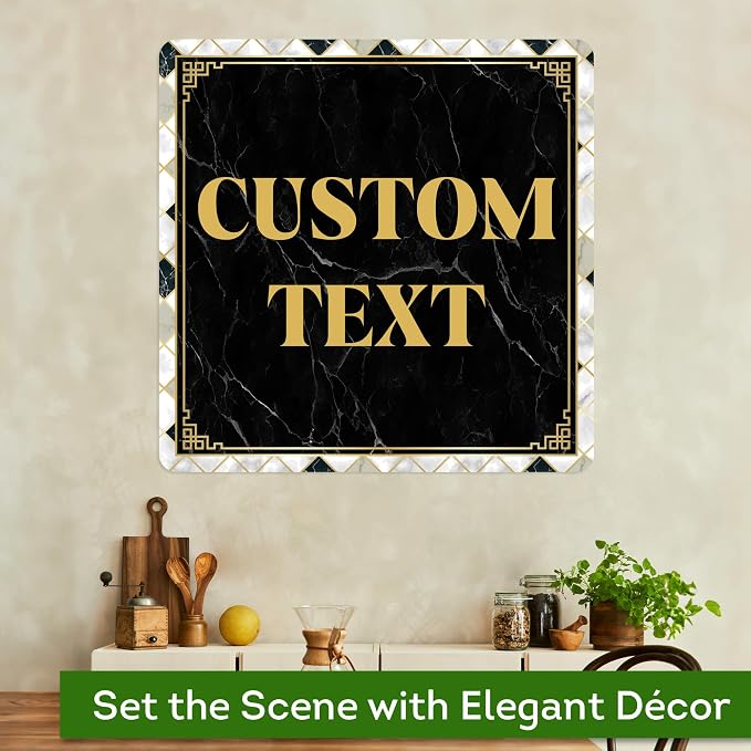 Custom Sign, Custom Street Sign, 11 Font Colors, 13 Font Styles, 4 Hole Options - Image 4