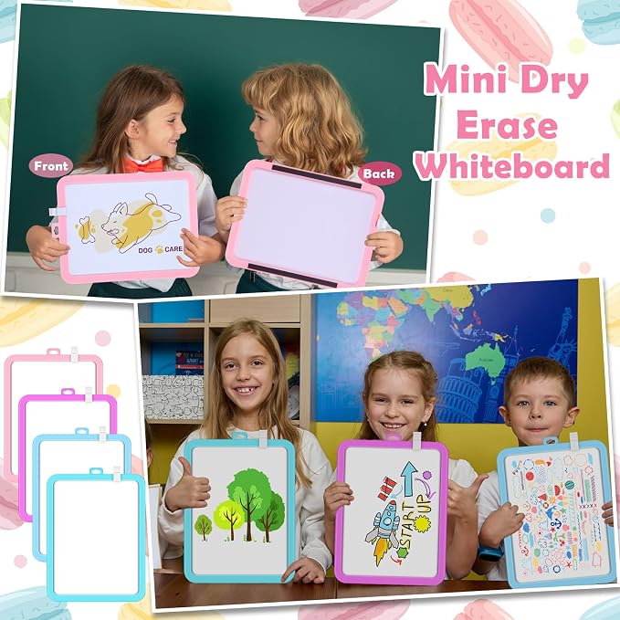 Outus 10 Pcs Dry Erase Mini White Boards Bulk 8.5 x 11'' Small Magnetic - Image 5