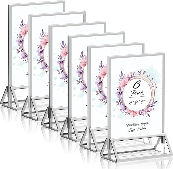 PPH-Sisy Clear Acrylic Sign Holder 4X6 by PPH-SisyPurchaseNow