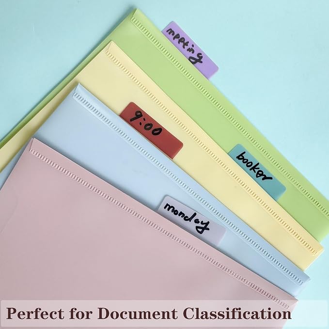 ELII 500 PCS Sticky Index Tabs 2 Inch Book Tabs, Page Markers File Tabs Self - Image 6