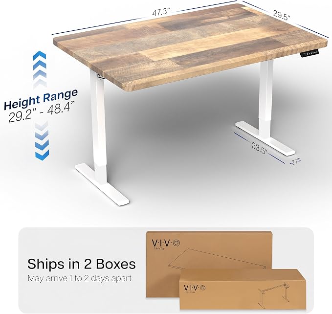 VIVO Electric 48 x 30 in Standing Desk, Memory Height Adjustment, 1B Series - Image 3
