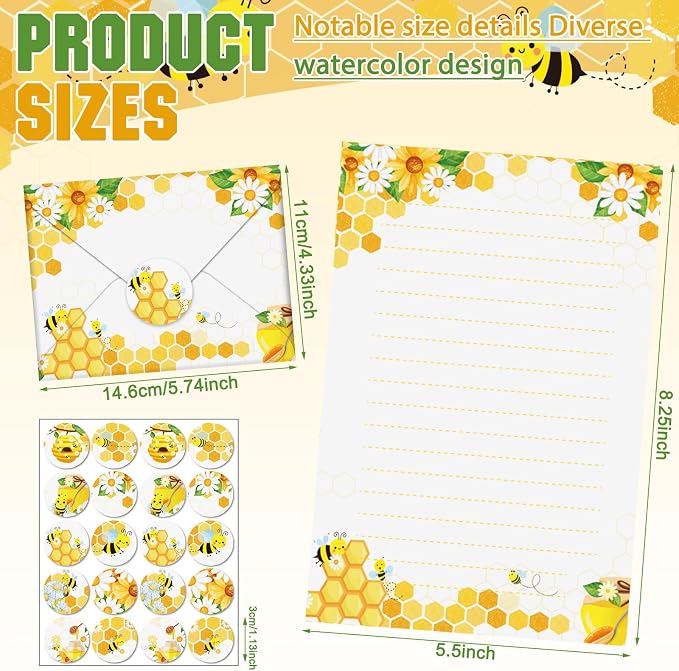 TaoBary 160 Pcs Stationery Paper Set 50 Double Sided Stationery Papers - Image 2