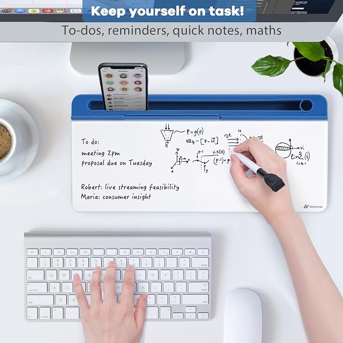 Varhomax Glass Desk Whiteboard - Image 2
