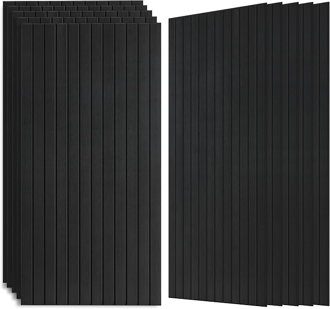 AUTORIFIC Wood Veneer Sound Panels, 10 Pack 47.2”x23.6” Wall Panels, Decorative by AUTORIFIC
