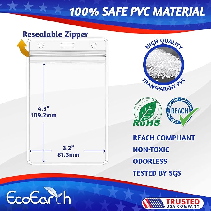 EcoEarth - Vertical Card Protector w/Soft Edge - Premium Tier Sealable 3x4 Inch - Image 2