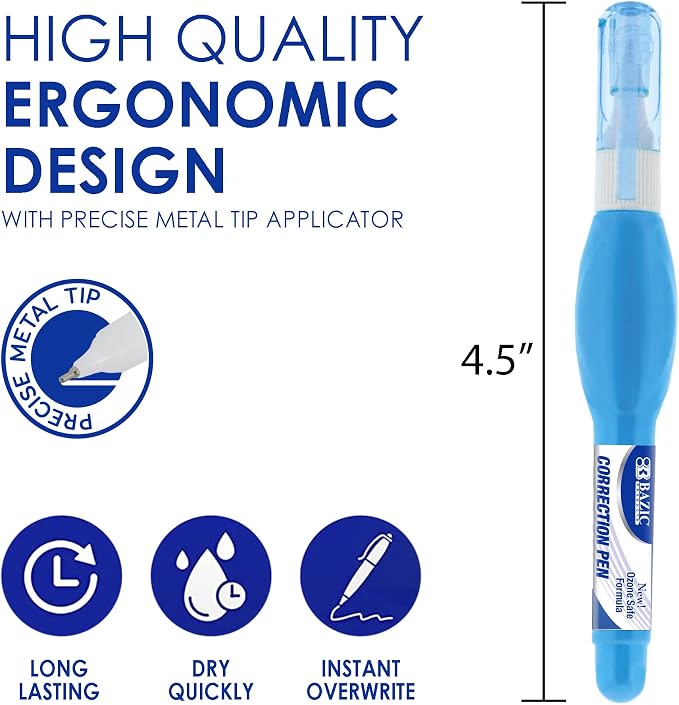 BAZIC Metal Tip Mini Correction Pen - Image 2