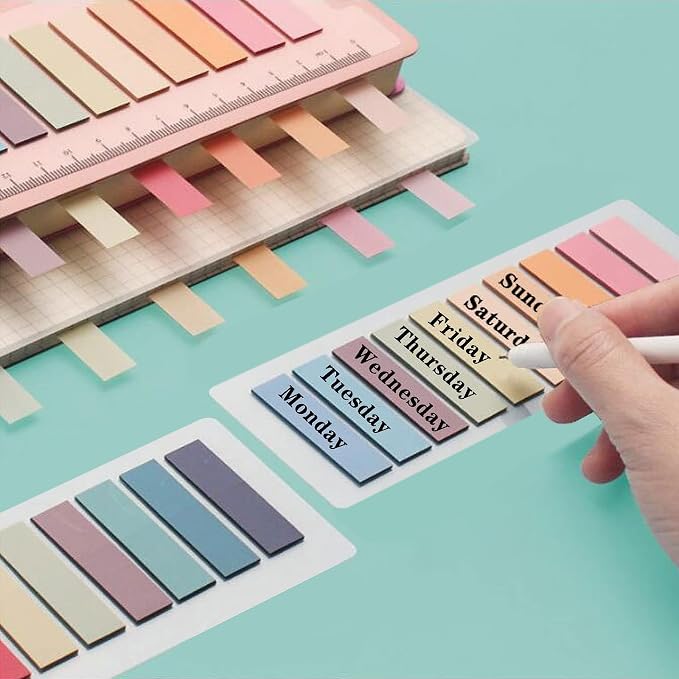 ELII 2000pcs Books Tabs for Annotating, Sticky Tabs Clear Sticky Notes - Image 8