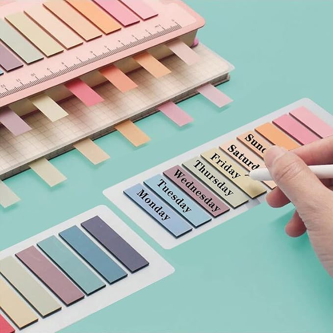 ELII 3600pcs Book Tabs, Writable Translucent Tabs - Image 9