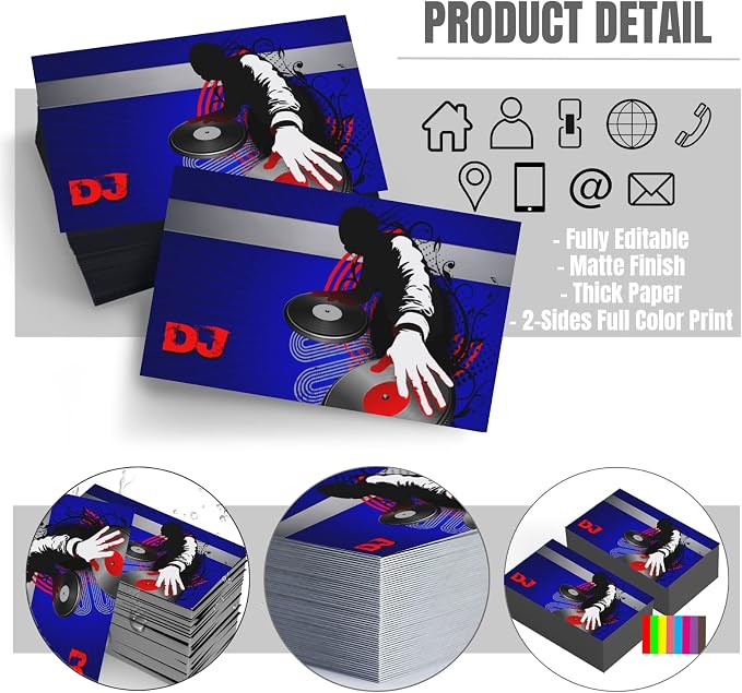 Custom Business Cards Double-Sided Personalized Stationery | Professional - Image 2