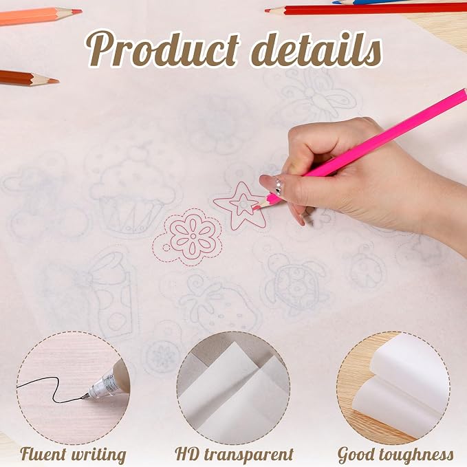 Tracing Paper Roll 17in x 50yd, Gift Wrapping - Image 3