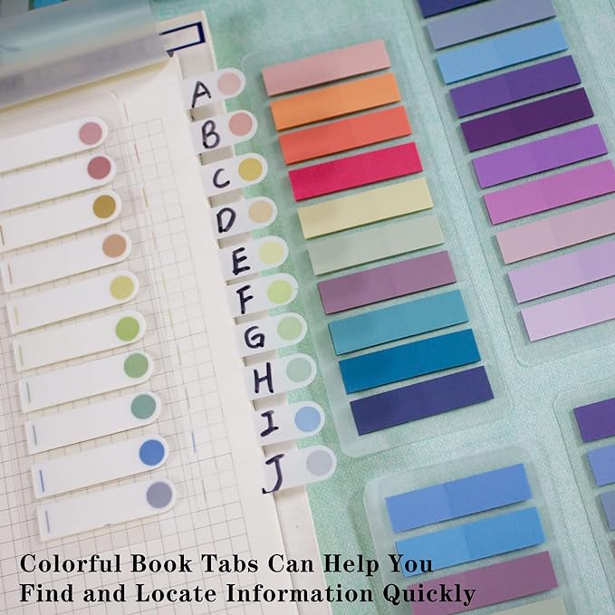 ELII 3600pcs Book Tabs, Writable Translucent Tabs - Image 3