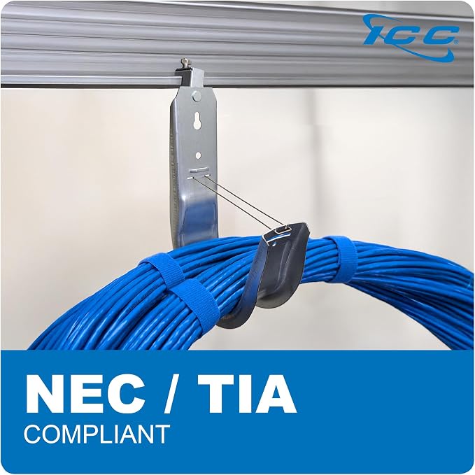 ICC Beam Clamp J Hook 2” with Retainer Clip - Image 2